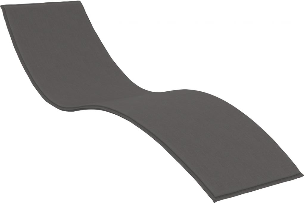 Матрас для шезлонга, Slim, 2040х620х30 мм,  темно-серый