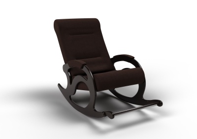 Кресло-качалка Тироль, ткань шоколад