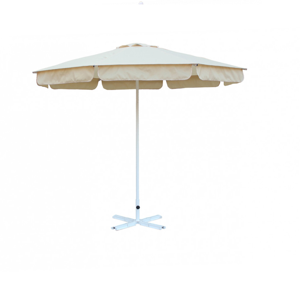 Зонт Prosto Mi цинк, круглый с пришитым воланом и подставкой