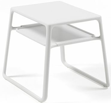 Столик пластиковый для лежака, Pop, 440х395х385 мм,  белый