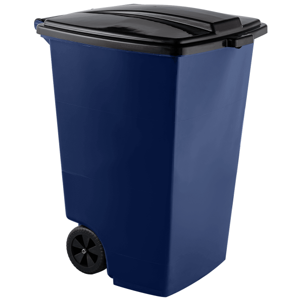 Контейнер для мусора  120 тёмно-синий