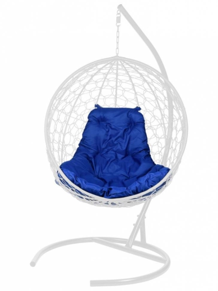 Подушка для одноместного подвесного кресла синяя