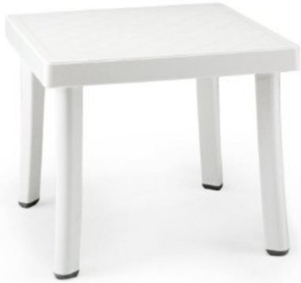 Столик пластиковый для лежака, Rodi, 460х460х400 мм,  белый